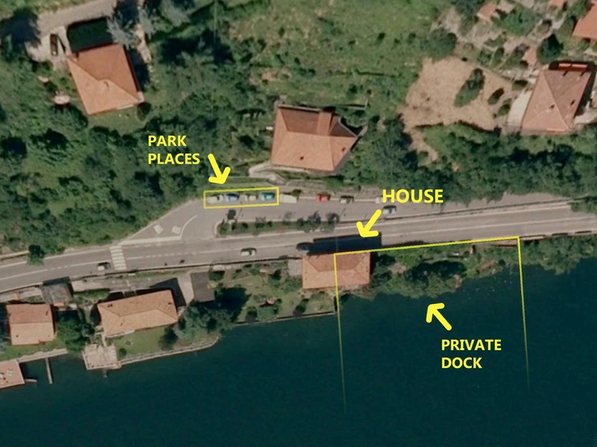 ארגגנו Charming House With Private Dock On Lake Como מראה חיצוני תמונה